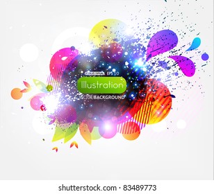 Colorful Vector Bubbles Design
