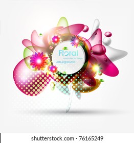 Colorful Vector Bubbles Design. Eps 10.
