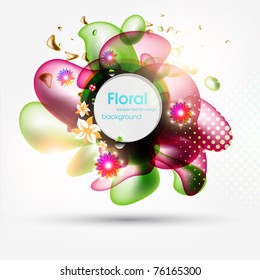 Colorful Vector Bubbles Design. Eps 10.