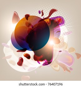 Colorful Vector Bubbles Design Eps 10