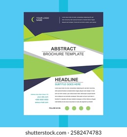 Colorful Vector Business Brochure Template Design