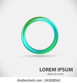 Colorful Vector Circle Logo Design Template. Vector illustration.