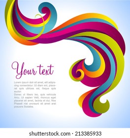 Colorful vector decorative