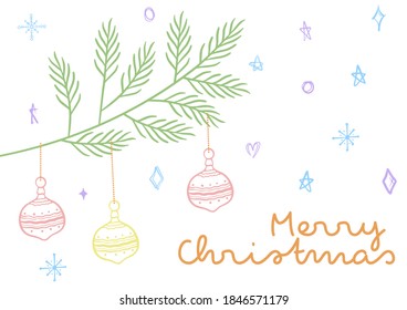 plantilla de fondo de navidad decorativa vectorial colorida con plantas o pétalos florales. tarjeta de saludos de textura festiva navideña. fondo de vacaciones de invierno.