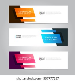 Colorful vector design Banner background.