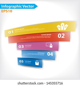 Colorful vector design for workflow layout, diagram, number options, web design, infographics.