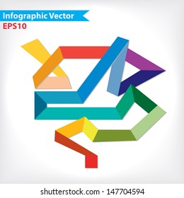 Colorful vector design for workflow layout, diagram, number options, web design, infographics.