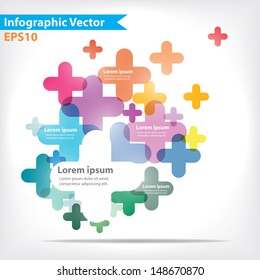 Farbiges Vektordesign für Workflow-Layout, Diagramm, Zahlenoptionen, Web-Design, Infografiken.