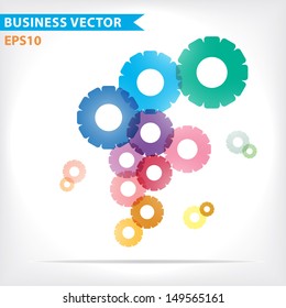 Colorful vector design for workflow layout, diagram, number options, web design, infographics.