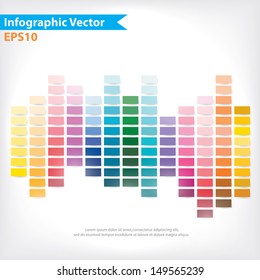 Colorful vector design for workflow layout, diagram, number options, web design, infographics.