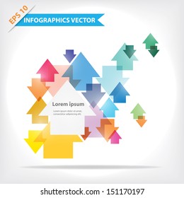 Colorful vector design for workflow layout, diagram, number options, web design, infographics