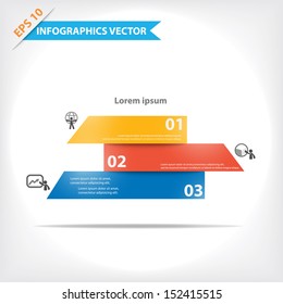 Colorful vector design for workflow layout, diagram, number options, web design, infographics
