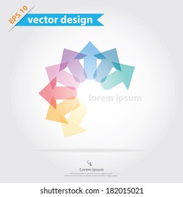 Colorful vector design for workflow layout, diagram, number options, web design, presentation template, infographics.