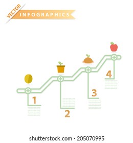 Colorful vector design for workflow layout, diagram, number options, timeline, web design, presentation, template, infographics and more in your business.