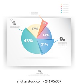 Colorful vector design for workflow layout, diagram, number options, web design, presentation template, infographics.