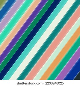 colorful vector diagonal stripes pattern. stylish abstract geometric lines background in bright colors, blue, yellow, orange, pink. for textile, cover, template, wallpapers or creative texture