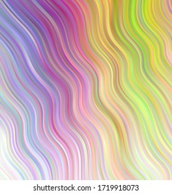 fondo de degradado en diagonal de franjas onduladas de color vectorial