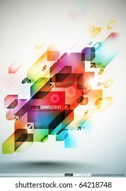 Colorful Vector Digital Element