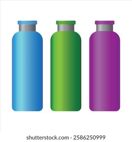 Colorful Vector Drinking water Bottles