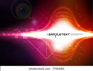 Colorful Vector Explosive Glow