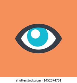 Colorful vector eye paper design