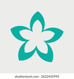 Colorful vector flower icon background 