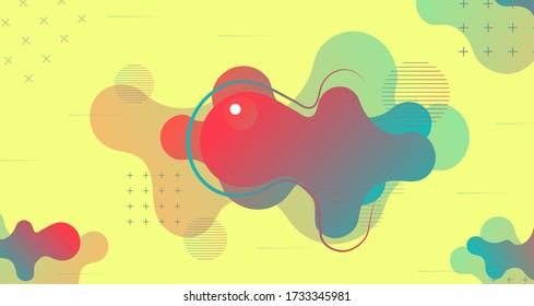 Diseño de fondo geométrico vectorial colorido.