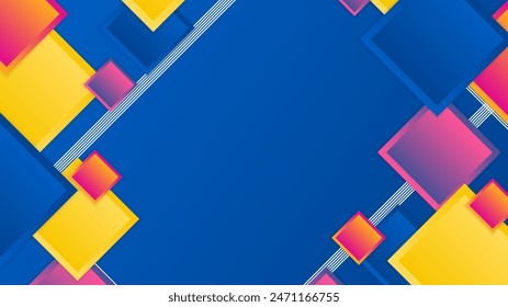 Colorful vector geometric background with gradients