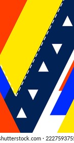 Colorful Vector geometric pattern, tiles, fabric, paper, wraping and decorations, abstract background.