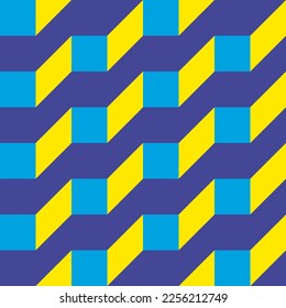 Farbige, geometrische Vektormuster, nahtlose Muster, Fliesen, Stoff, Papier, Wrapper und Dekorationen. Abstrakter Hintergrund.