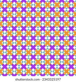 Colorful Vector geometric seamless pattern, tiles, fabric, paper, wraping and decorations.