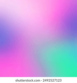 Colorful vector gradient with shades of pink, purple, and teal.