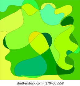 fondo coloreado de mosaico verde vectorial