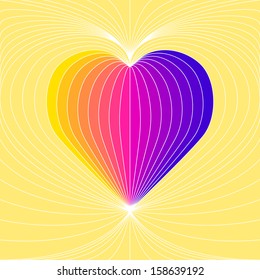 Colorful Vector Heart