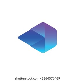 colorful vector hexagon abstract icon, logo for your company