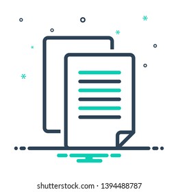 Colorful vector icon for copywriting