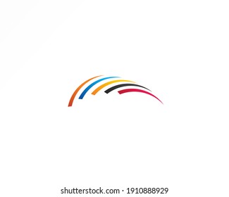 Farbige Vektorsymbol-Elemente für Firmenlogo-Design