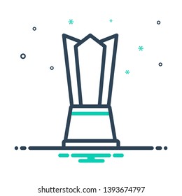 Colorful vector icon for prize