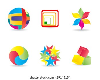 colorful vector icons