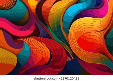 fondo colorido de ilustración vectorial. fondo de pantalla, único, poco común