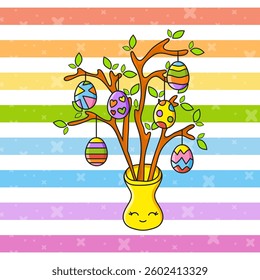 Colorful vector illustration. cartoon character. Isolated on abstract background. Design element. Template for your design. Vector illustration.
