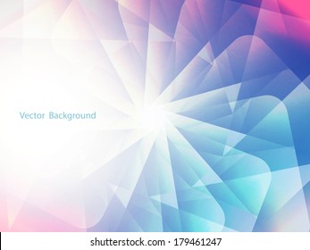 colorful vector illustration of elegant futuristic background with polygonal shapes.