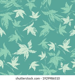 Ilustración vectorial colorida del patrón follaje. El arte para la decoración, la imprenta en tejidos, etc...