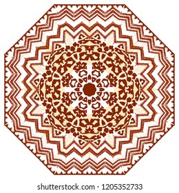 Colorful vector illustration. Leopard spots, tribal decorative pattern. Hand drawn texture. Abstract mixed animal, geometric print. Art ethnic backdrop. Head scarf, neckerchief, textile, carpet, rug