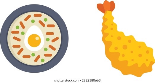 Colorful vector illustration of a sliced orange and orange slices on dark purple background