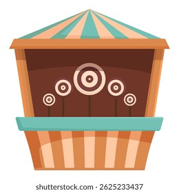 Colorful vector illustration of a whimsical cupcake with swirled chocolate toppings