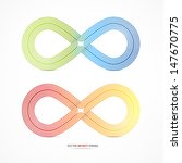 Colorful vector infinity symbol