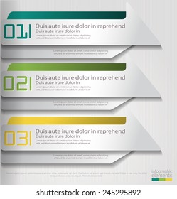 Colorful vector infographics elements design on white background