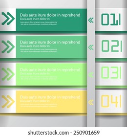 Colorful vector infographics elements design