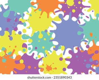 Fondo colorido de la tinta del vector